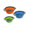 Colador Escurridor Plegable Redondo de Silicona 22 cm