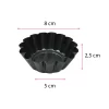 Pack 6 - Moldes Metalicos Reutilizables Mini Tartaletas M8