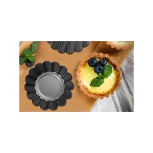Pack 6 - Moldes Metalicos Reutilizables Mini Tartaletas M8