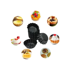 Pack 6 - Moldes Metalicos Reutilizables Mini Tartaletas M8